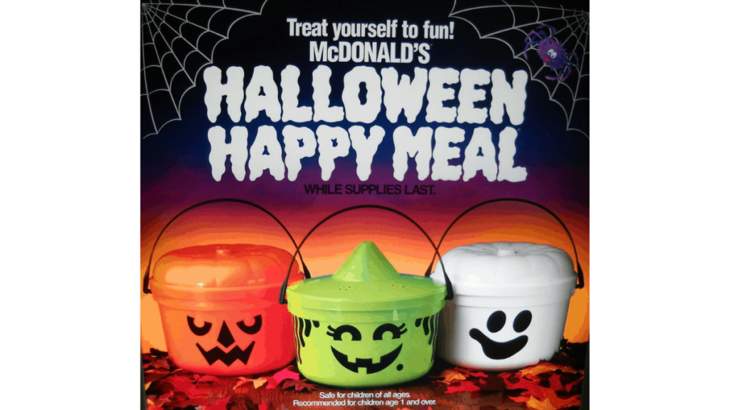 McDonald's Halloween Boo Buckets