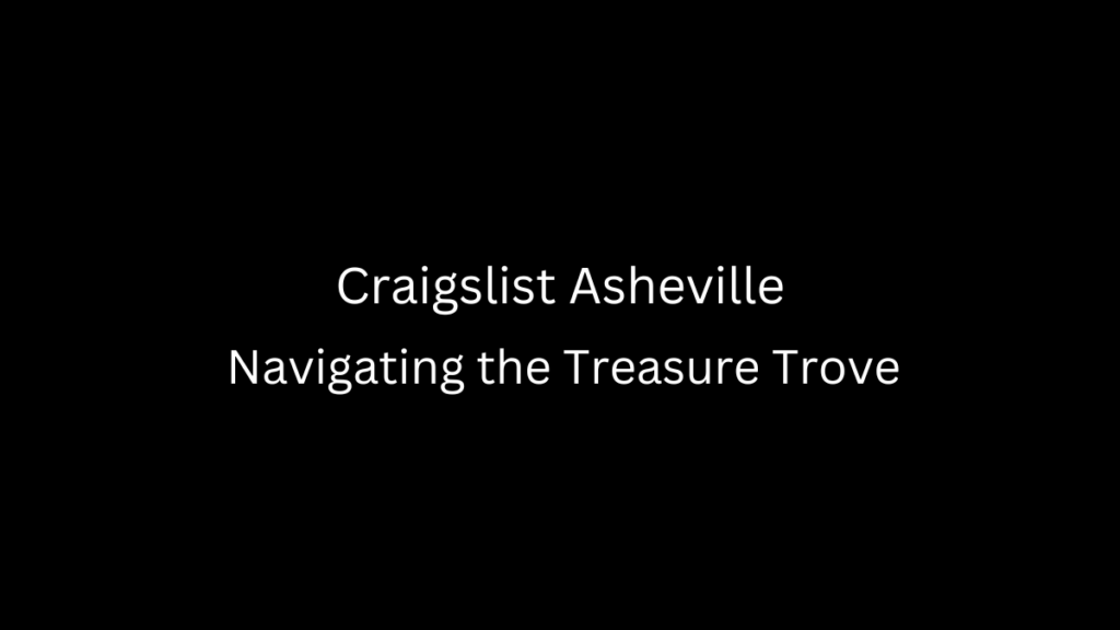 Craigslist Asheville