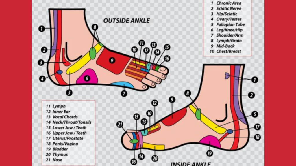 foot pain chart