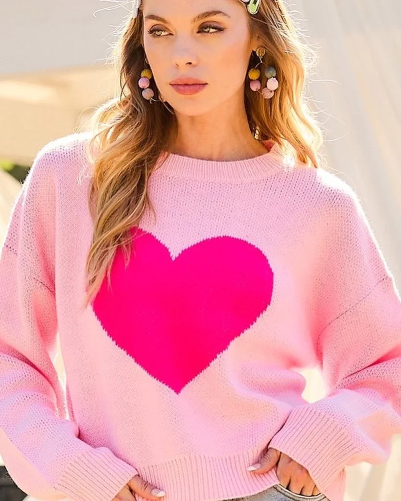 Pink Sweater Pullover