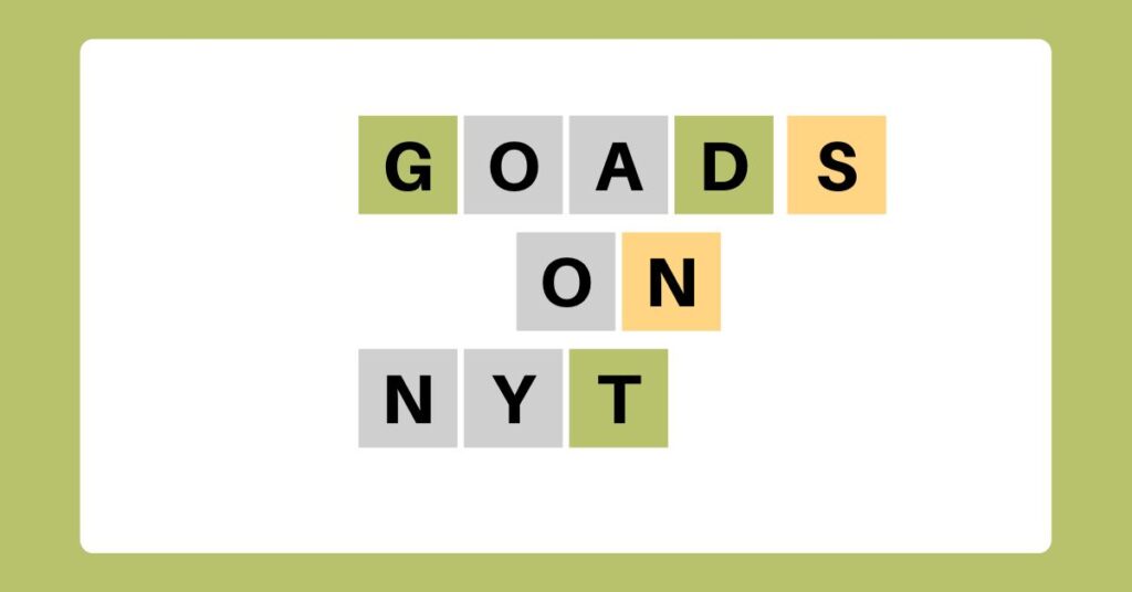Goads on NYT